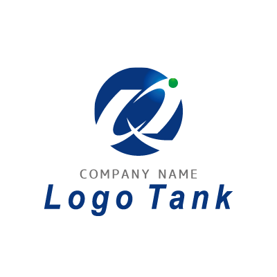 アルファベットqのスピード感のあるロゴ ロゴタンク 企業 店舗ロゴ シンボルマーク格安作成販売