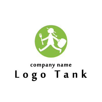 旅と女性のロゴ ロゴタンク 企業 店舗ロゴ シンボルマーク格安作成販売