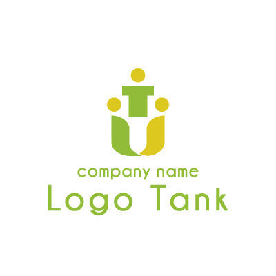 Tとuの文字のロゴ ロゴタンク 企業 店舗ロゴ シンボルマーク格安作成販売