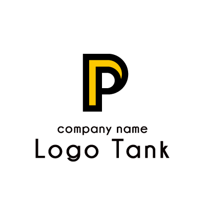 Pの文字のロゴ ロゴタンク 企業 店舗ロゴ シンボルマーク格安作成販売