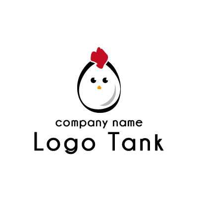 ニワトリのロゴ ロゴタンク 企業 店舗ロゴ シンボルマーク格安作成販売