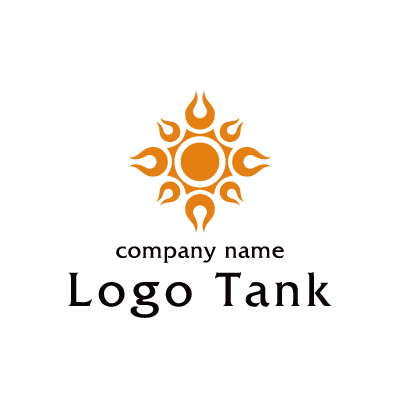 太陽のロゴ ロゴタンク 企業 店舗ロゴ シンボルマーク格安作成販売