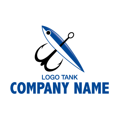 ルアーのロゴマーク ロゴタンク 企業 店舗ロゴ シンボルマーク格安作成販売