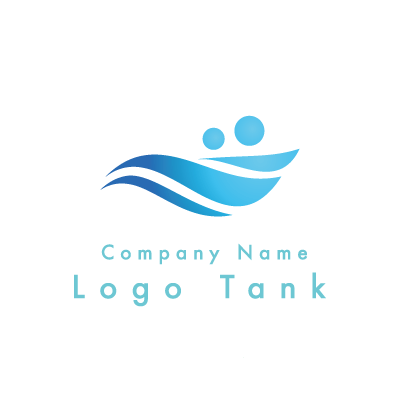 清らかな水のロゴ