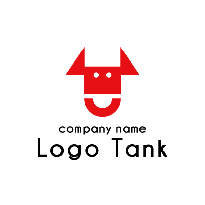 犬のロゴ ロゴタンク 企業 店舗ロゴ シンボルマーク格安作成販売