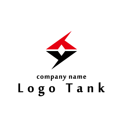 シャープなOの文字のロゴ