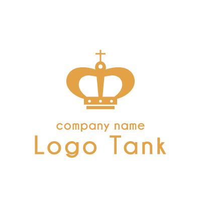 王冠のロゴマーク ロゴタンク 企業 店舗ロゴ シンボルマーク格安作成販売