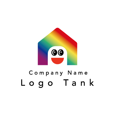 虹色の住宅ロゴ