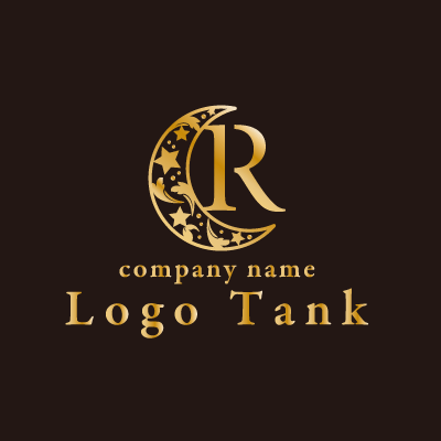 Rと三日月のロゴ 未設定,ロゴタンク,ロゴ,ロゴマーク,作成,制作