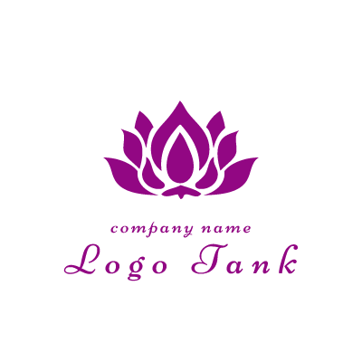 蓮の花のロゴ 未設定,ロゴタンク,ロゴ,ロゴマーク,作成,制作