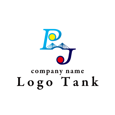 パラオと日本をイメージしたロゴ ロゴタンク 企業 店舗ロゴ シンボルマーク格安作成販売
