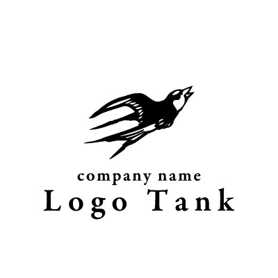ツバメのロゴ ロゴタンク 企業 店舗ロゴ シンボルマーク格安作成販売