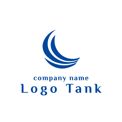 三日月のロゴ ロゴタンク 企業 店舗ロゴ シンボルマーク格安作成販売