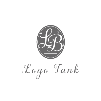 エレガントなlとbのイニシャルロゴ ロゴタンク 企業 店舗ロゴ