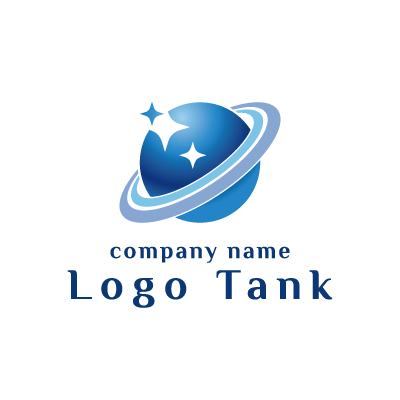 土星のロゴ ロゴタンク 企業 店舗ロゴ シンボルマーク格安作成販売