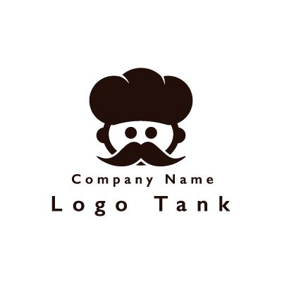 コッペパンの帽子のおじさん ロゴタンク 企業 店舗ロゴ シンボル