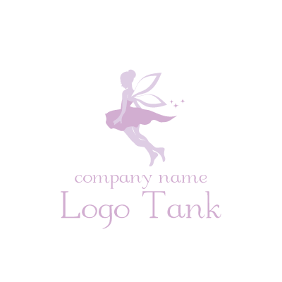 翼 妖精 パステル 柔らかい雰囲気のロゴ ロゴデザインの無料リクエスト ロゴタンク