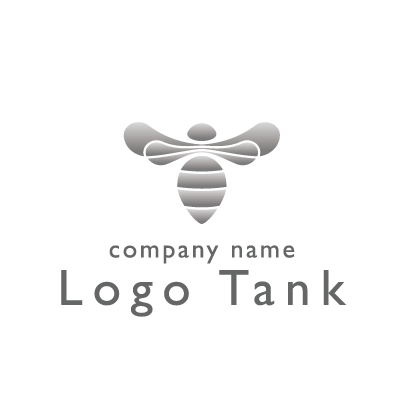 蜂のロゴ 蜂 / 銀 / 豪華 / 印象 / ロゴ / ロゴマーク / ロゴ作成 /,ロゴタンク,ロゴ,ロゴマーク,作成,制作