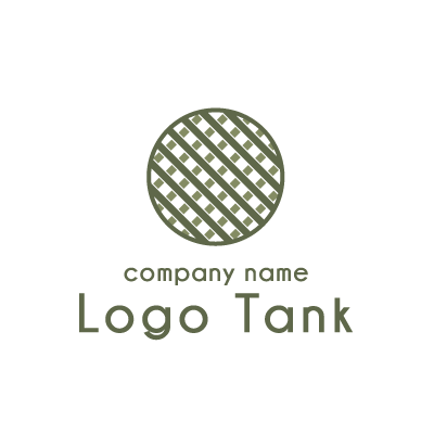 竹編模様のロゴ ロゴタンク 企業 店舗ロゴ シンボルマーク格安作成販売