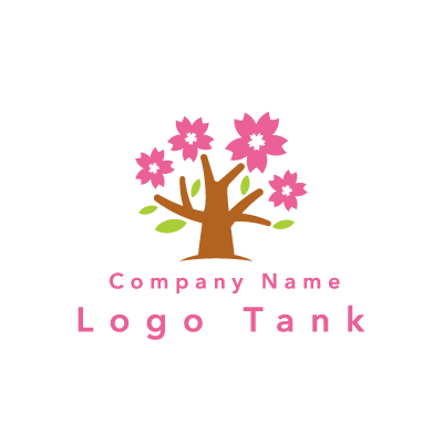 桜の木のロゴ