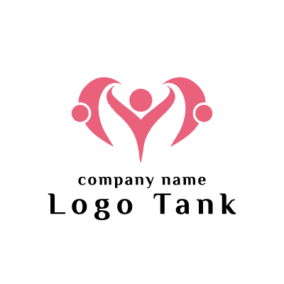 ハートマークのようなロゴ ロゴタンク 企業 店舗ロゴ シンボルマーク格安作成販売