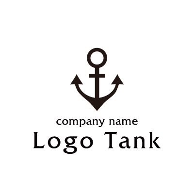 錨をモチーフにしたロゴ ロゴタンク 企業 店舗ロゴ シンボルマーク格安作成販売
