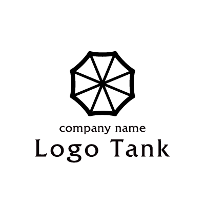 八角形に対角線を引いたロゴ ロゴタンク 企業 店舗ロゴ シンボルマーク格安作成販売