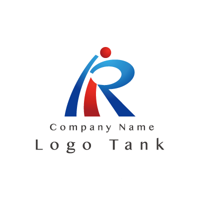 Rのロゴ 青 / 赤 / R / シンプル / クール / 建築 / IT / 製造 / 士業 / ロゴ作成 / ロゴマーク / ロゴ / 制作 /,ロゴタンク,ロゴ,ロゴマーク,作成,制作