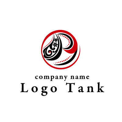 エスニック風デザインのロゴ