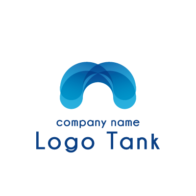 立体的mのロゴ ロゴタンク 企業 店舗ロゴ シンボルマーク格安作成販売