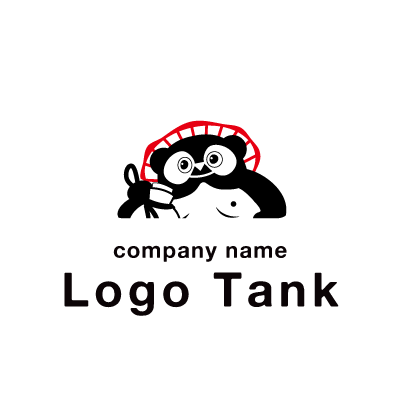 タヌキの置物のロゴ