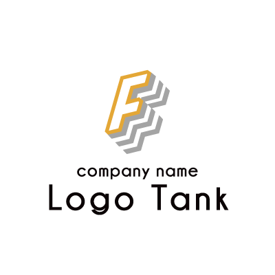 Fの文字のロゴ ロゴタンク 企業 店舗ロゴ シンボルマーク格安作成販売