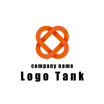 複数のスタッフが力を合わせて一つになるイメージのロゴ ロゴタンク 企業 店舗ロゴ シンボルマーク格安作成販売