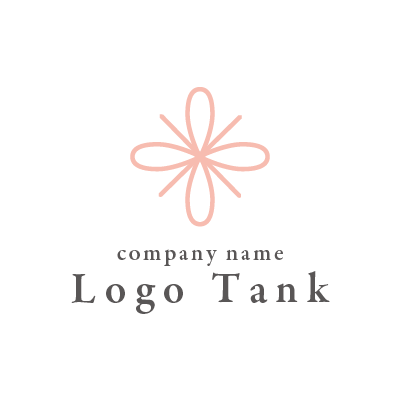 花のような幾何学模様のロゴ ロゴタンク 企業 店舗ロゴ シンボルマーク格安作成販売