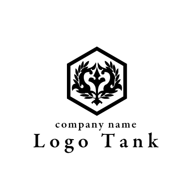紋章のようなロゴ ロゴタンク 企業 店舗ロゴ シンボルマーク格安作成販売