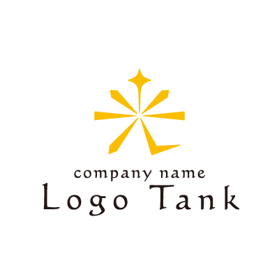 光 の文字のロゴ ロゴタンク 企業 店舗ロゴ シンボルマーク格安作成販売