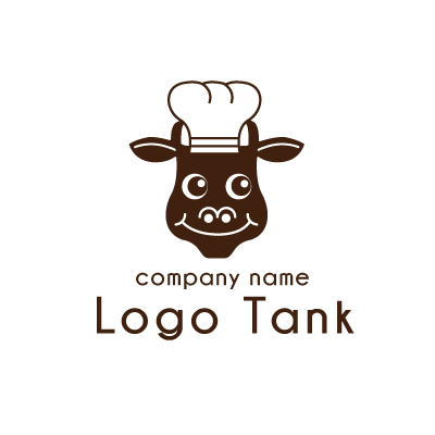 牛のコックのロゴ