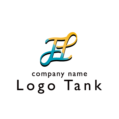 ２色でオシャレな H のロゴマーク ロゴタンク 企業 店舗ロゴ シンボルマーク格安作成販売