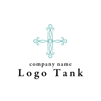 蔦を交差させたロゴ ロゴタンク 企業 店舗ロゴ シンボルマーク格安作成販売