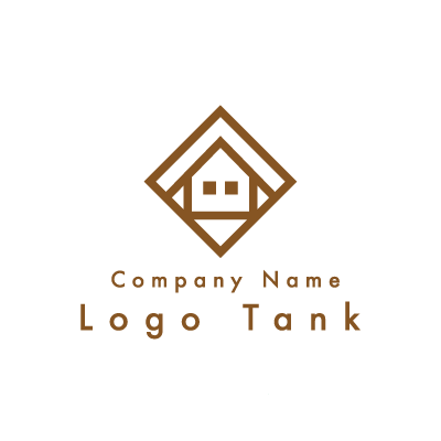 和風の家のロゴ ロゴタンク 企業 店舗ロゴ シンボルマーク格安作成販売