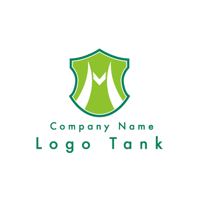 盾とmのロゴ ロゴタンク 企業 店舗ロゴ シンボルマーク格安作成販売