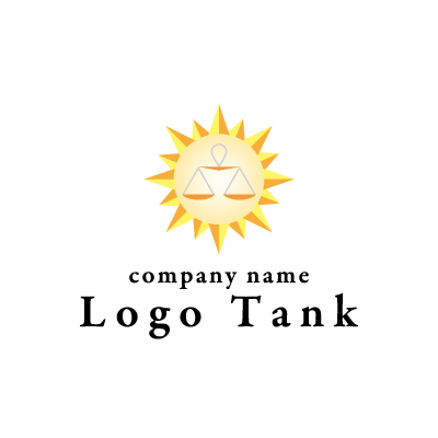 希望 真実 天秤をテーマに組み合わせたロゴ ロゴタンク 企業 店舗ロゴ シンボルマーク格安作成販売