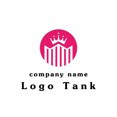 王冠をモチーフにしたロゴ【ロゴタンク】企業・店舗ロゴ・シンボル