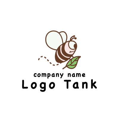 ハチのイラストのロゴ