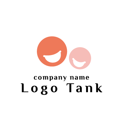 笑顔とアルファベットdモチーフのロゴ ロゴタンク 企業 店舗ロゴ シンボルマーク格安作成販売
