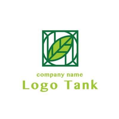 葉を図形化したロゴ