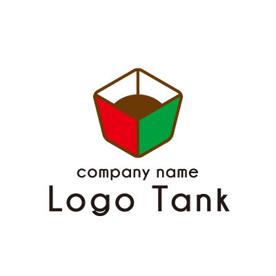 ビビットカラーのボックスロゴ ロゴタンク 企業 店舗ロゴ シンボルマーク格安作成販売