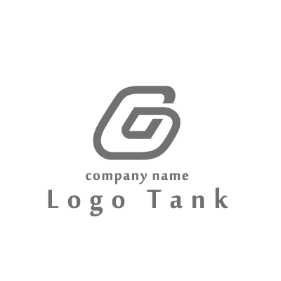 グレーのロゴ グレー　ライン　線画　曲線,建築　団体　士業　ショップ　デザイン,ポップ　シンプル　モダン　クール　スタイリッシュ,ロゴマーク　ロゴ　ロゴ制作　作成,ロゴタンク,ロゴ,ロゴマーク,作成,制作