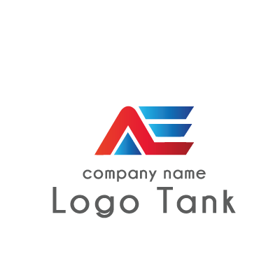 前進するAEのロゴ IT / ネットサービス / 通信 / ベンチャー / クリエイティブ / デザイン / ロゴマーク / ロゴ / ロゴ制作 / 作成 /,ロゴタンク,ロゴ,ロゴマーク,作成,制作