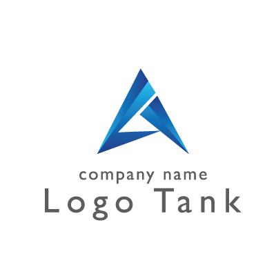 A三角形のロゴ IT / ネットサービス / flame / コンサルタント / 士業 / 医療 / 美容 / ロゴマーク / ロゴ / ロゴ制作 / 作成 /,ロゴタンク,ロゴ,ロゴマーク,作成,制作